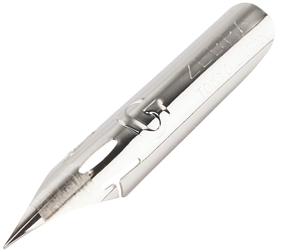 Zebra Comic G Model Chrome Pen Nib, 10 Nibs (1 Pack) (PG-6B-C-K) G Pen