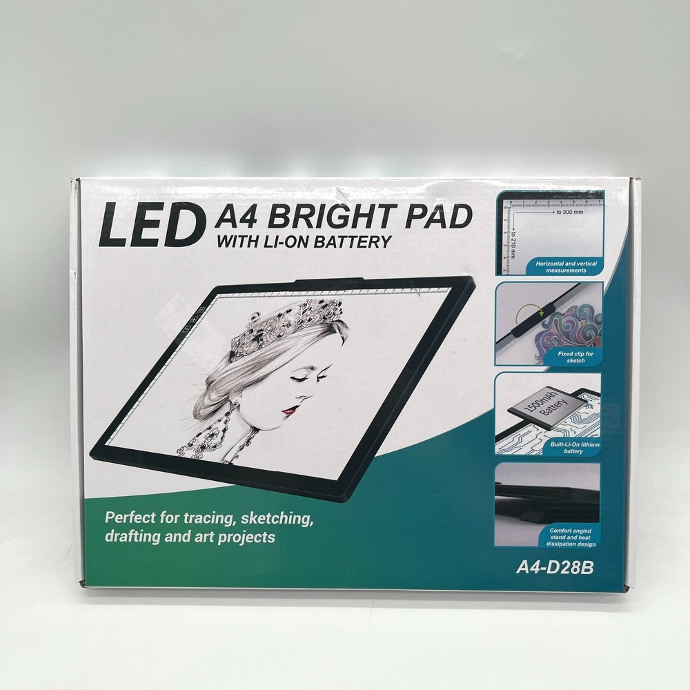 Zocelight Rechargeable A4 LED Bright Pad With Li-On Battery Model A4-D28B