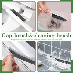 Multifunctional 15-Piece Crevice Cleaning Kit with Durable Brushes & Scrapers
