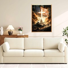 Independence Day Diamond Art Kits for Adults Beginner, 4th of July US 5D Diamond