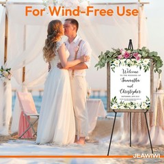 8PCS Black Easel Stand for Wedding Sign Stand, 66 Inch 8 PCS,