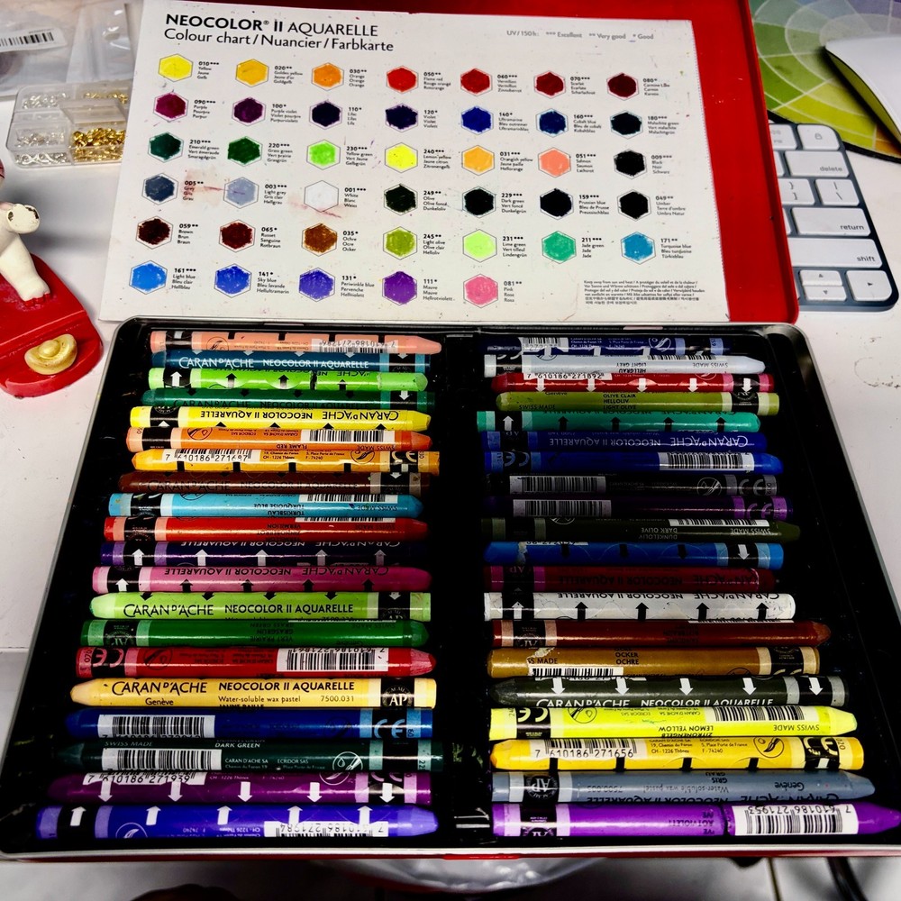 Caran d’Ache Neo Color II 40-color set genuine