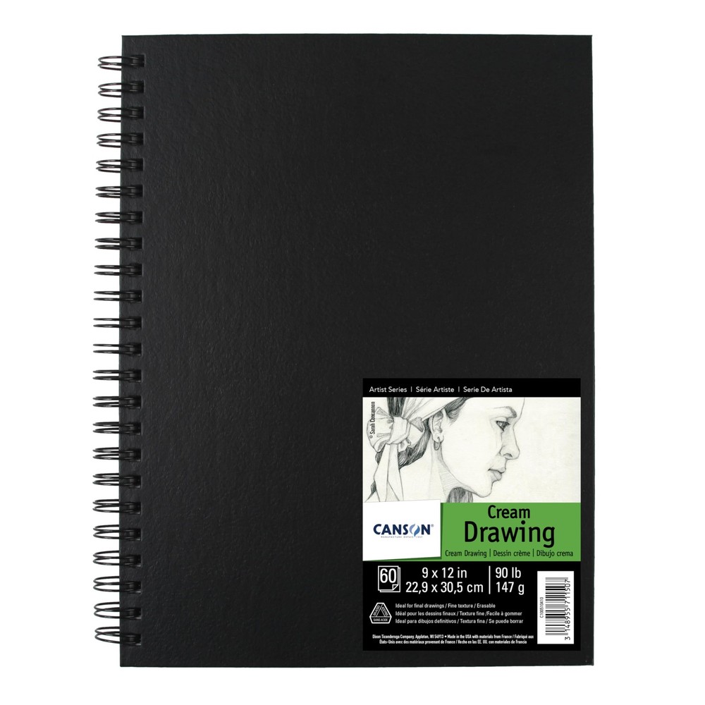 Artist Series Field Drawing Book, Side Wire Bound, 9×12 inches, 60 Sheets – P…