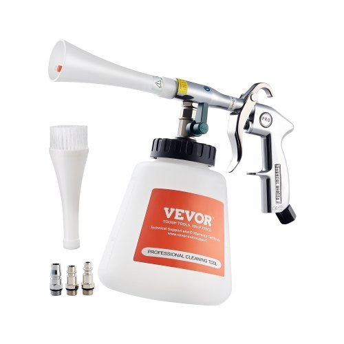 Car Cleaning Gun, 6-9.2 Bar High-Pressure Air Blow Gun with 2 Set Nozzles & …