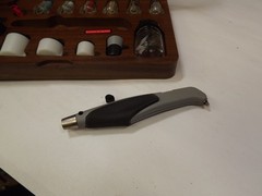 AZTEK Vintage Testor complete Air Brush Set in original walnut box