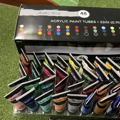 Lot Of 55 Masters Touch Fine Arts Acrylic Paint Tubes 22ml 0.7 Fl Oz