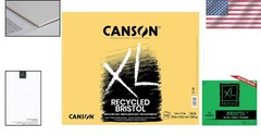 XL Recycled Bristol Pad 14″ x 17″ – 25 Sheets, Acid-Free, Eco-Friendly Art Paper
