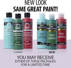 Multi Surface Specialty Effect Paint in Assorted Colors (8 Oz), Metallic 14K Gol