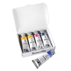 Blu 12ml Watercolor Set 5 Single-Pigment Tubes Professional Artist Paint Kit