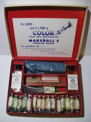 Vintage Marshall’s Transparent Photo-Oil Colors Academy Set John G Marshall USA
