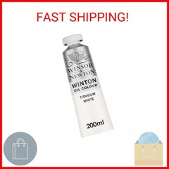 Winsor & Newton Winton Oil Color, 200ml (6.75-oz) Tube, Titanium White