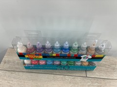 Scribbles 3D Fabric Paint Set Glitter Iridescent Permanent 20 1fl oz bottles