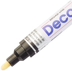 UCHIDA 300-C-1 Marvy Deco Color Broad Point Paint Marker, Black 7.25 x 1.88 x…