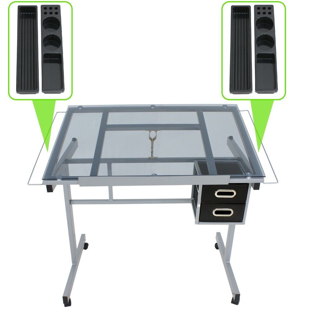 Adjustable Drafting Table Workstation Drawing Desk Art & Craft Hobby Studio New