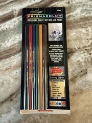 Vintage 1999 NOS Prisimacolor 03749 Colored Pencils Set of 6 Acid Free Sanford