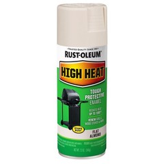 Rust-Oleum 7750-830 Specialty Satin Almond High Heat Spray Paint 12 oz.