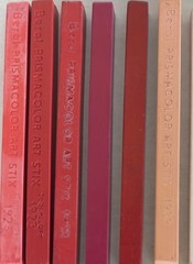 Vintage BEROL PRISMACOLOR ART STIX 18 Pieces Lightly Used Discontinued No Box