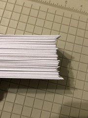 135 ACEO Cards ~ Blank 110 lb Cardstock ~ 2.5 x 3.5 White 2½ x 3½ ATC Art