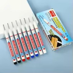 4Pc Long Nib Head Permanent Marker 20mm Deep Hole Waterproof Graffiti Pen