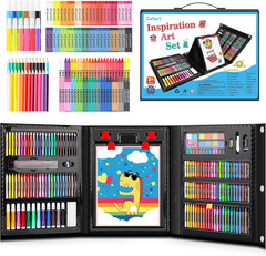 Art Supplies, 238 Pack Deluxe Art Set Painting Coloring Drawing Kit for Adults A