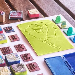 5 PCS A4 Rubber Carving Blocks, 8.3 x 11.8 Inch Large Stamp 8.3×11.8 Inch Green