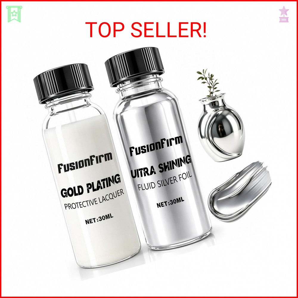 FusionFirm Liquid Leaf Paint – Alcohol-Based Airbrush Paint – High Gloss Finish