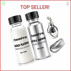 FusionFirm Liquid Leaf Paint – Alcohol-Based Airbrush Paint – High Gloss Finish