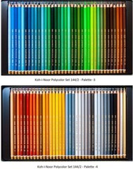 KOHINOOR set of artists´ coloured pencils 3828 144 pcs POLYCOLOR Exclusive set