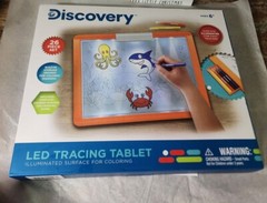 Discovery Kids Discovery Toy Kids Tracing Tablet LED 6+ NEW E4