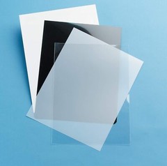 Grafix Shrink Film – White, 8.5 x 11”, Pack of 50 – White, Opaque Shrink