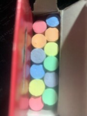 1 Box Of 24 each Bazic Dustless Chalk, White or Multi-Colors, 24CT ea. Choice!