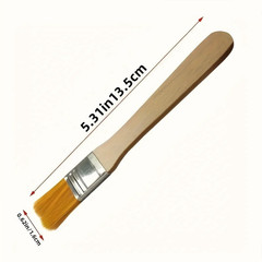 10pcs Nylon Bristle Paint Brush Set Wooden Handle Art Cleaning Tools – NEW