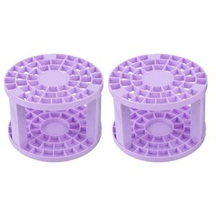 2pcs Paint Brush Holder, Paint Brush Storage Organizer 49 Holes, Purple