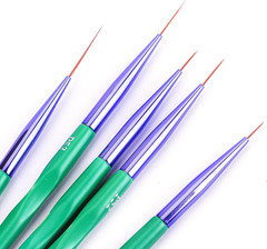 Detail Paint Brushes 5-Pcs Ultra Fine Tip Thin Brush Set for Art & Miniatures