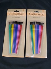 Lot Of 8 Crafter’s Square Paint Set Includes Paint & Brushes ALL NEW SEALED