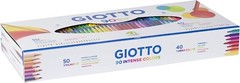 GIOTTO 90pcs Gift Box 40 Turbo Colour Felt-Tip Pens & 50 Stilnovo Colour Pencils