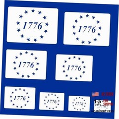 Large Star Stencils Templates Patriotic Military Flag Stencils 13 Stars 1776