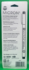 Pigma Micron Pens Assorted 3/Pkg-Black