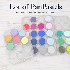 PanPastel Artists Pastels Lot 29 Used Colors Trays Accessories Sofft Art Supply