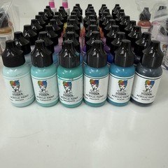 Dina Wakley Media Acrylic Paint 1oz, Assorted Colors New And Used Lot Of 91