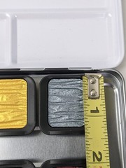 Finetec Watercolor Metal Tin 12-Color Pearlescent Rainbow Set Unused