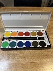 Vintage Pelikan 735/24 Günther Wagner Gouache Opaque Watercolor Paints-NEW!