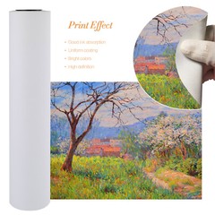 290GSM Matte Canvas Roll 36″x100′ Waterproof for Epson Canon HP inkjet Printers