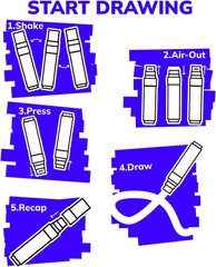 JusArt 14 Colors Jumbo Markers for Quick Bold Poster Banner Sign Lettering and C