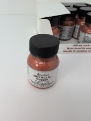 (12) 1 Oz Bottles Of Angelus Leather Metallic Copper Paint New