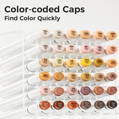 Ohuhu 36 Unique Skin-Tone Colors Markers+1 Alcohol Marker Blender, Chisel & Fine