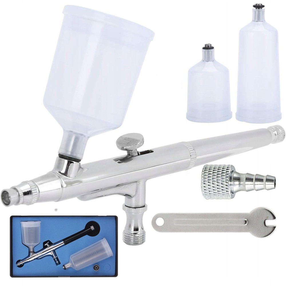 Rosfix 0.5mm Airbrush with 2 Tanks – Accuracy | 1-3.5 Bar | DIY Modeling