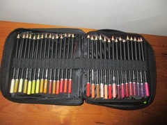 Castle Arts 120 Colored Pencil Set with Zippered Zip Case Soft Touch Multicolor
