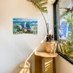Briarwood Lane Summer Canvas Art 24×16 Seaside Escape For Summer Large Canvas