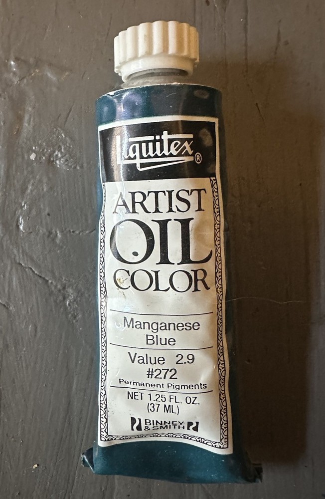 Liquitex Manganese Blue PB33 37ml Vintage Oil Paint Full – Permanent Pigments
